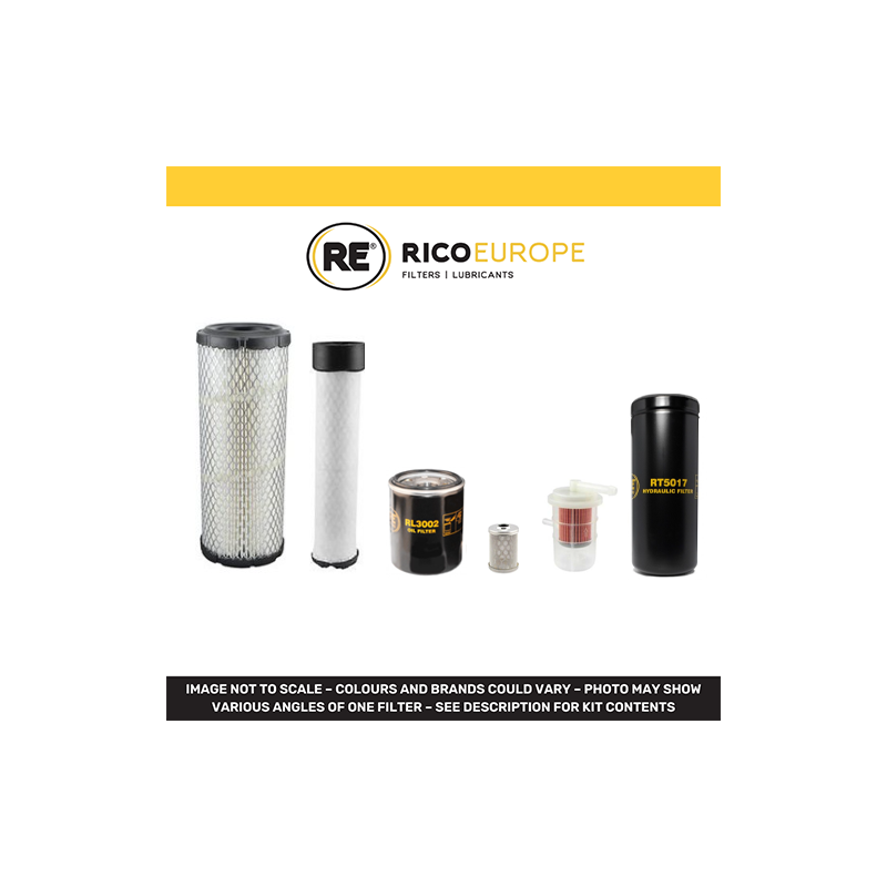 Volvo EC25, EC30 Filter Service Kit 1x Air, 1x Oil, 1x Fuel Filter