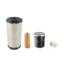 Filter Kit for Yanmar SV08 (-1) with Yanmar 2TE67L-BV Engine Air, Oil, Fuel Filters