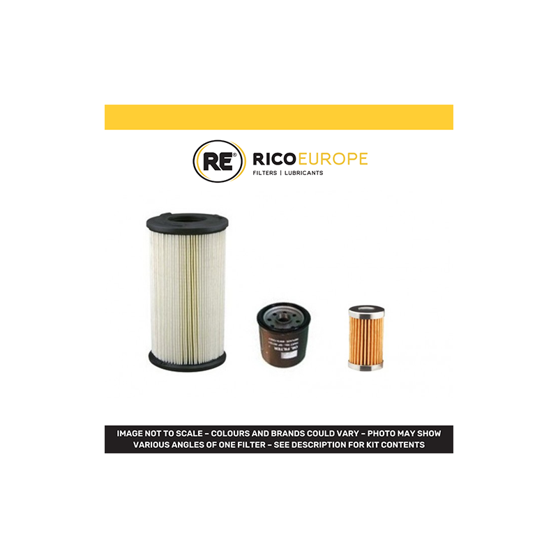 ISEKI SXG 19 Filter Service Kit w/Iseki E 3100G0 Eng. Air, Oil, Fuel Filters