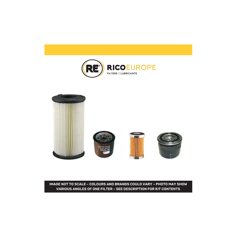 ISEKI SXG 19 Filter Service Kit w/Iseki E 3100G0 Eng.