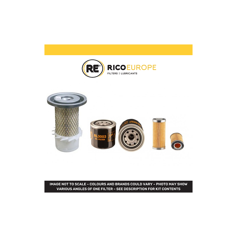 KUBOTA B 1550HST-D Filter Service Kit w/Kubota D 850-5B Eng.  Air, Oil, Fuel Filters