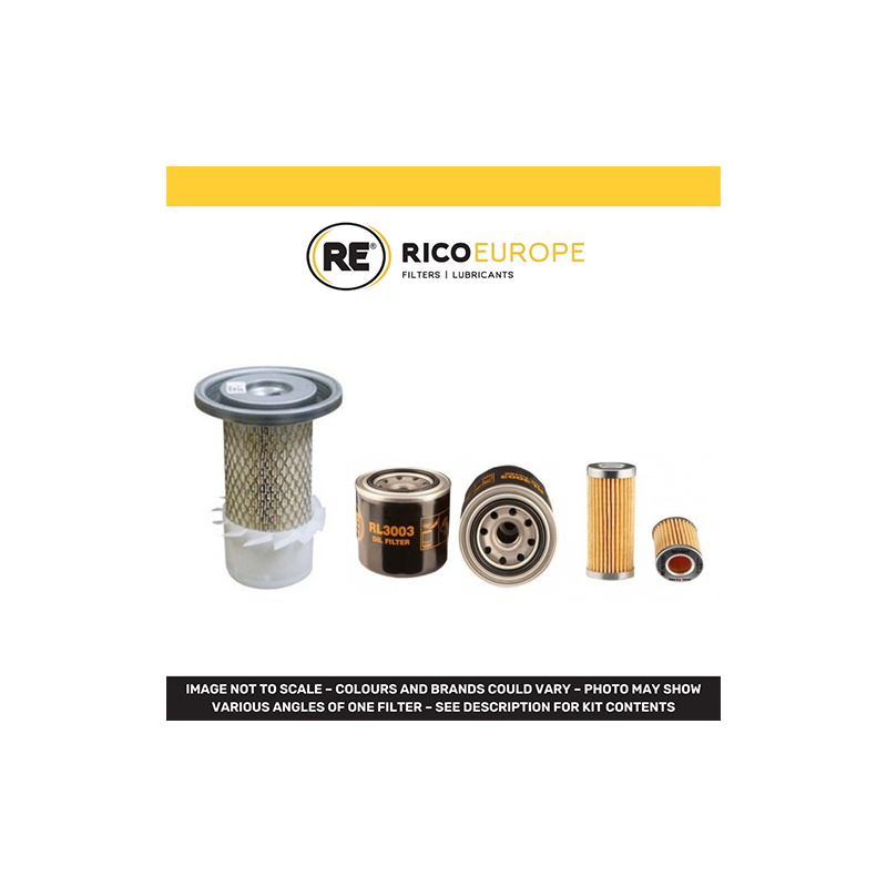 KUBOTA B 1750HST-D Filter Service Kit w/Kubota D 950-5B Eng.  Air, Oil, Fuel Filters