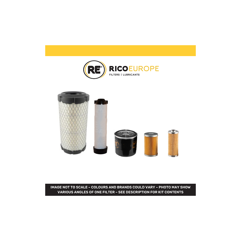 Thwaites 1Tonne Dumper Filter Service Kit with Yanmar 3tnv76 Engine.