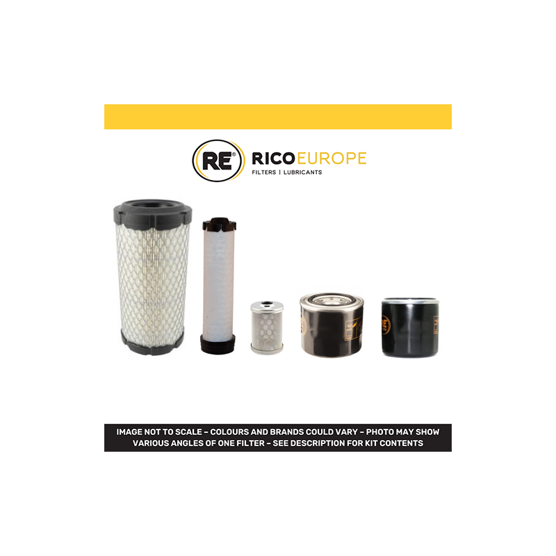 Kubota K x015-4 Compact E xcavator Filter Kit
