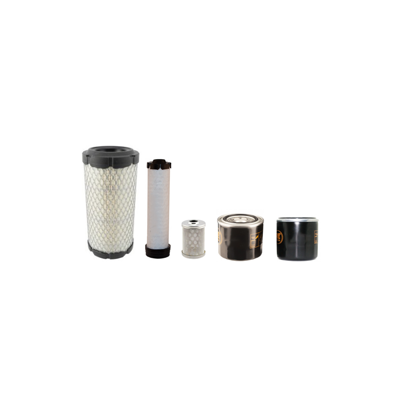 Kubota KX015-4 Filter Service Kit Air Oil Fuel Filters with Kubota D 782-BH Engine YR 2011 -