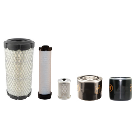 KUBOTA KX015-4 Filter Service Kit Air Oil Fuel Filters w/Kubota D 782-BH Eng. YR 2011 -