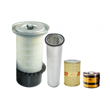 JCB 3C 3D 4 Filter Service Kit Air Oil Fuel Filters w/Leyland 10-60 Eng.