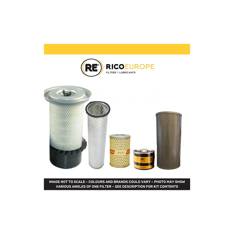 JCB 3C; 3D; 4 Filter Service Kit w/Leyland 10-60 Eng.