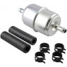 Baldwin BF840-K1, In-Line Fuel Filter with Clamps and Hoses