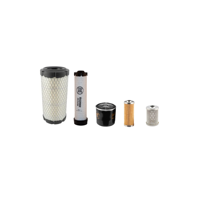 Kobelco SK10 SR-2 Filter Service Kit Air Oil Fuel Filters with Yanmar / 2TNV70-WYB / 01.2018 Engine