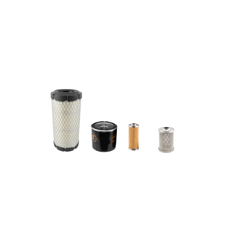 Kobelco SK17 SR-3 E Filter Service Kit Air Oil Fuel Filters with Mitsubishi / L3E / 01.2020 Engine