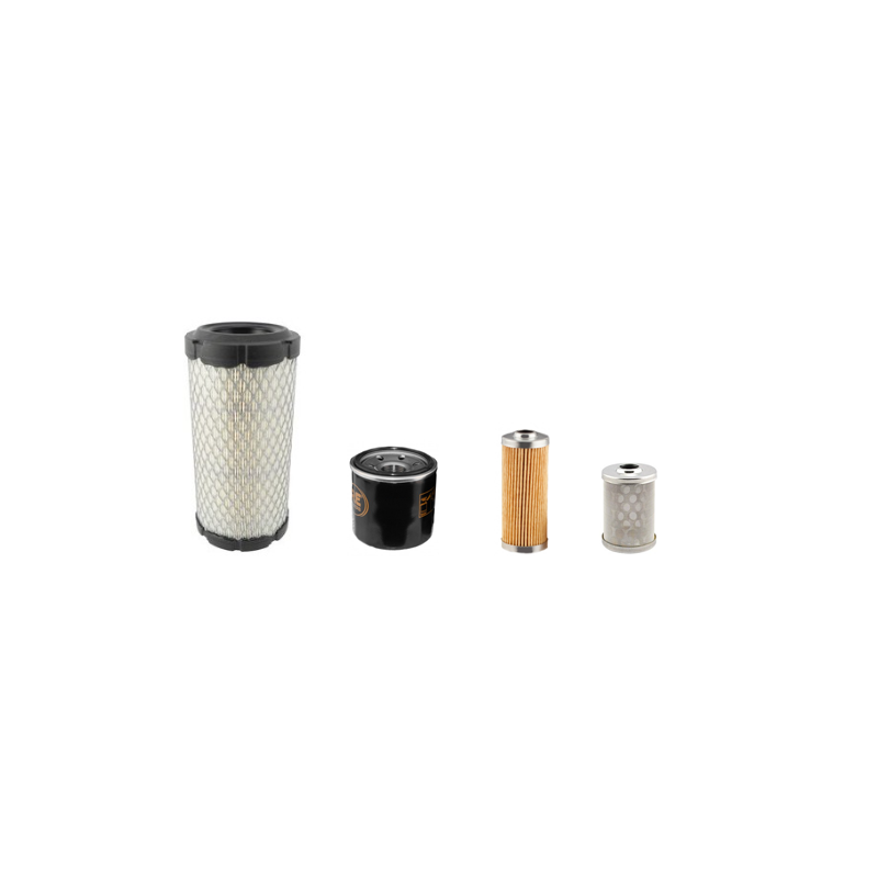 Kobelco SK17 SR-3 E Filter Service Kit Air Oil Fuel Filters with Yanmar / 3TNV70-SYB Engine