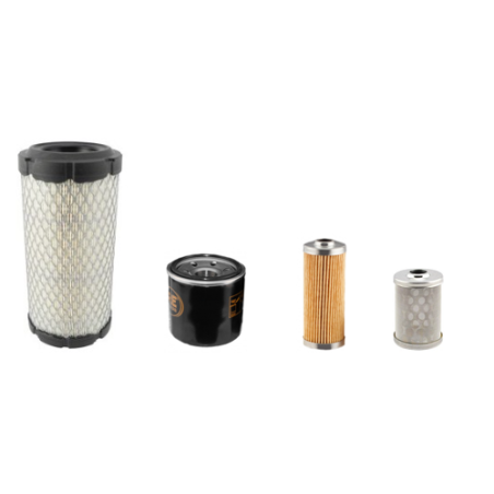 Kobelco SK17 SR-3 E Filter Service Kit Air Oil Fuel Filters with Yanmar / 3TNV70-SYB Engine
