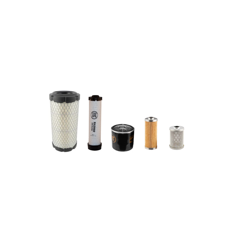 KOBELCO SK 17-5Filter Service Kit Air Oil Fuel Filters w/YANMAR / 3TNE74 / 01.2016 Eng.