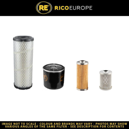 KOBELCO SK 25 SR-6EFilter Service Kit Air Oil Fuel Filters w/YANMAR / 3 TNE 74-NYBB / 01.20 Eng.