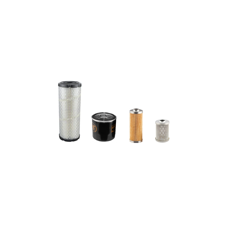 Kobelco SK25 SR-6E Filter Service Kit Air Oil Fuel Filters with Yanmar / 3 TNE 74-NYBB / 01.20 Engine