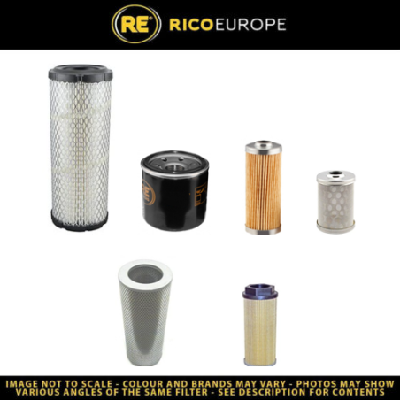 KOBELCO SK 25 SR-6E Filter Service Kit w/YANMAR / 3 TNE 74-NYBB / 01.20 Eng.