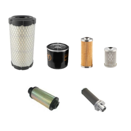 Yanmar SV18 PR Filter Service Kit with Yanmar / 3TNV70-VBVA2 / 01.201 Engine