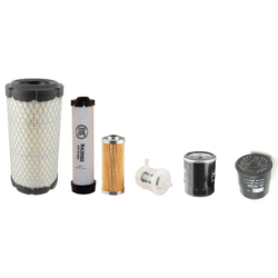 Filter Kit for Yanmar SV08-1C Air Oil Fuel Filters with Perkins / 402J-05 IG8455R / 01 Engine