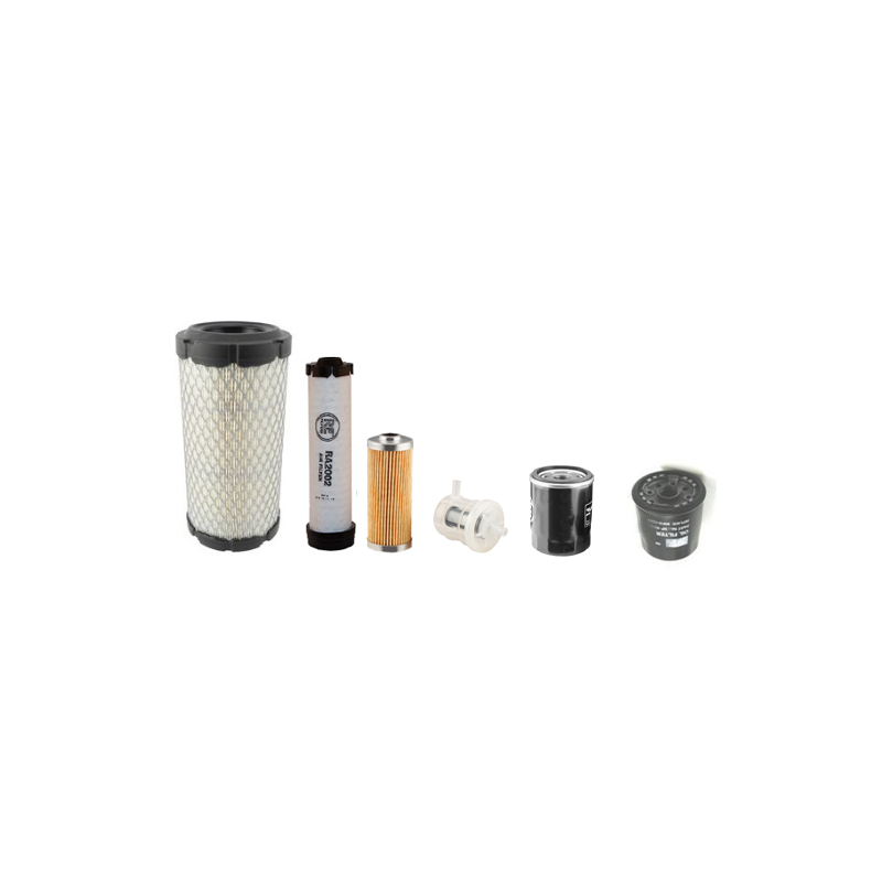 Yanmar SV08-1C Filter Service Kit Air Oil Fuel Filters with Perkins / 402J-05 IG8455R / 01 Engine