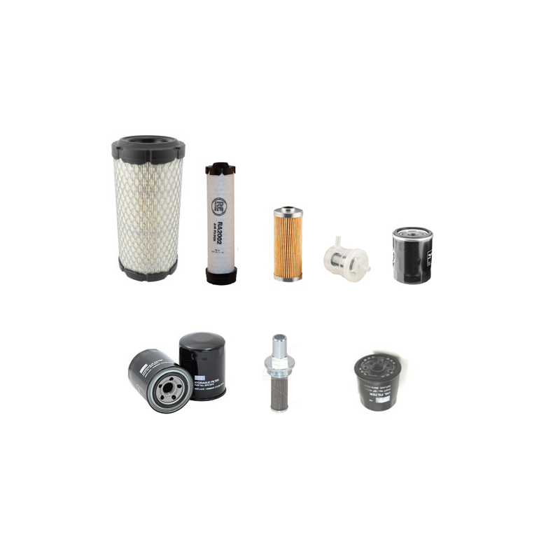 Yanmar SV08-1C Filter Service Kit with Perkins / 402J-05 IG8455R / 01 Engine
