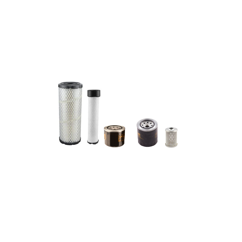 Takeuchi TB325 R Filter Service Kit Air Oil Fuel Filters with Yanmar / 3TNV82A / 01.2021 engine