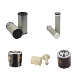 Filter Kit for Yanmar SV60 Air Oil Fuel Filters with Yanmar / 4TNV84T-ZMBVA / 01.20 Engine