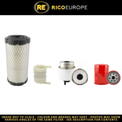 JCB 16 C-1Filter Service Kit Air Oil Fuel Filters w// 01.2019 Eng.