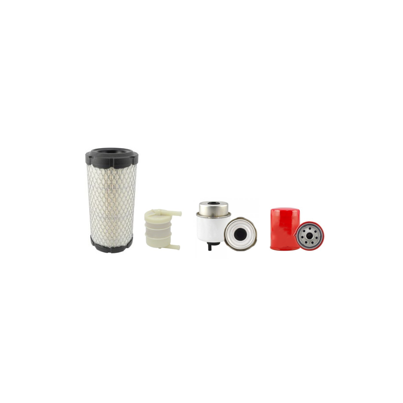 JCB 16 C-1 Filter Service Kit Air Oil Fuel Filters with / 01.2019 Engine