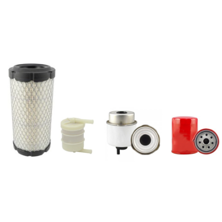 JCB 16 C-1 Filter Service Kit Air Oil Fuel Filters with / 01.2019 Engine