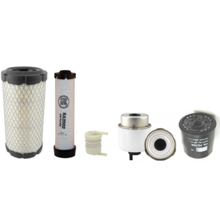 JCB 19 C-1 PC Filter Service Kit Air Oil Fuel Filters with / 01.2019 Engine
