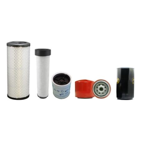 VOLVO ECR 58 F Filter Service Kit Air Oil Fuel Filters w/VOLVO / D2.6HCRT-EU7 / 01.2020 Eng.