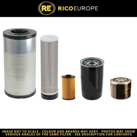 KOBELCO SK 85 MSR-7Filter Service Kit Air Oil Fuel Filters w/YANMAR / 4TNV98CT Eng.