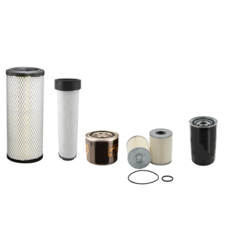 KOMATSU PC 58 MR 5Filter Service Kit Air Oil Fuel Filters w// 01.2020 Eng.