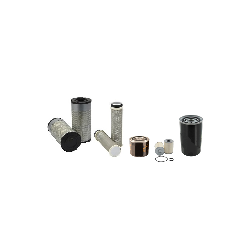 Yanmar VIO 57 6B Filter Service Kit Air Oil Fuel Filters with Yanmar / 4TNV86CT-PBV / 01.202 Engine