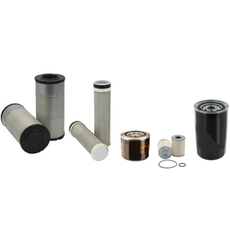 Yanmar VIO 57 6B Filter Service Kit Air Oil Fuel Filters with Yanmar / 4TNV86CT-PBV / 01.202 Engine