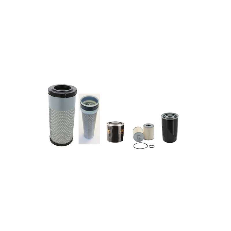 Hitachi ZX48 U-6 Filter Service Kit Air Oil Fuel Filters with YANMAR 01.2019 Engine