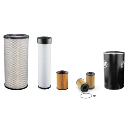 Case CX145D SR Filter Service Kit Air Oil Fuel Filters with Isuzu / 4JJ1XDDV A02 / 01.2022 Engine