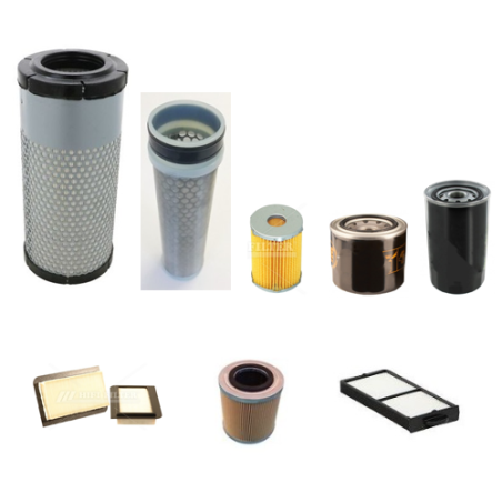 Kobelco SK50 SRX-7 Filter Service Kit with Yanmar / 4 TNV 88 / 01.2021 Engine