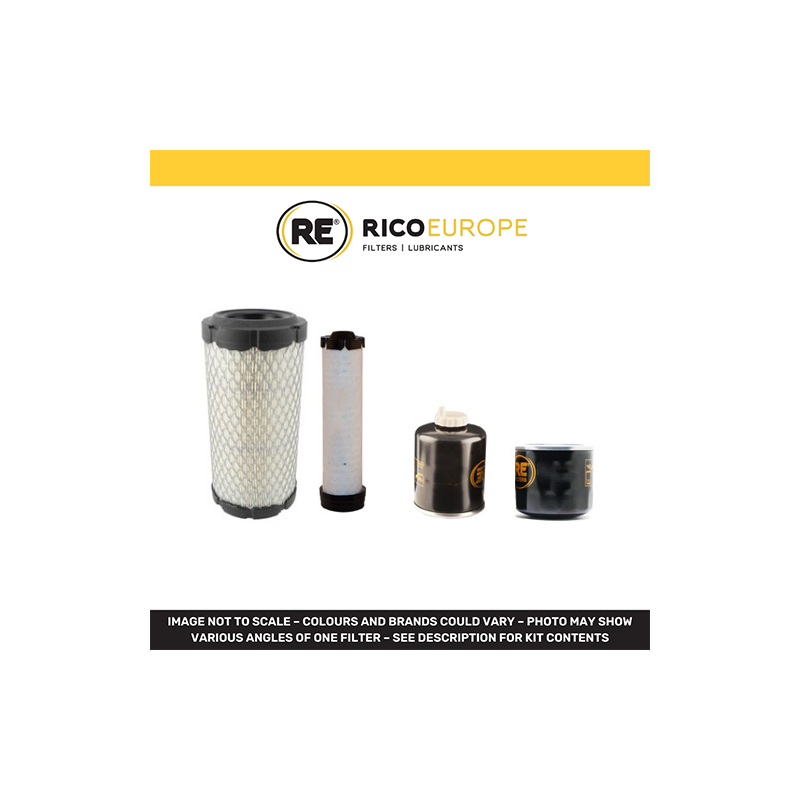 DOOSAN DAEWOO DX 10 Z Filter Service Kit Air Oil Fuel Filters w/KUBOTA / D722-EF 15 / 01.2022 Eng.