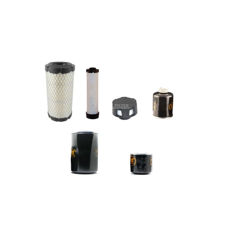 Doosan Daewoo DX10 Z Filter Service Kit with Kubota / D722-EF 15 / 01.2022 Engine