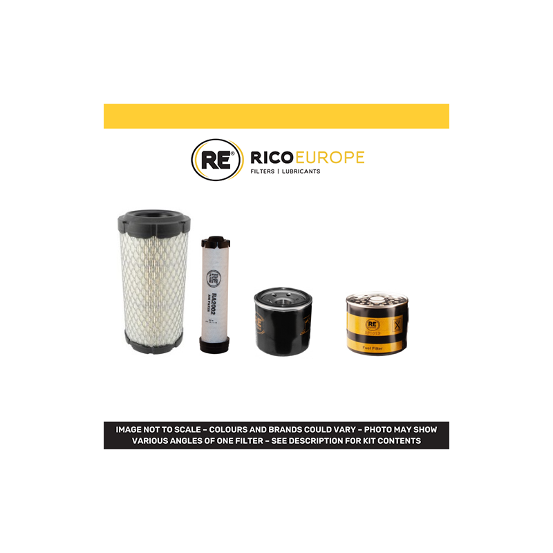JCB 8008 Micro Mini Digger Filter Service Kit Air, Oil, Fuel Filters