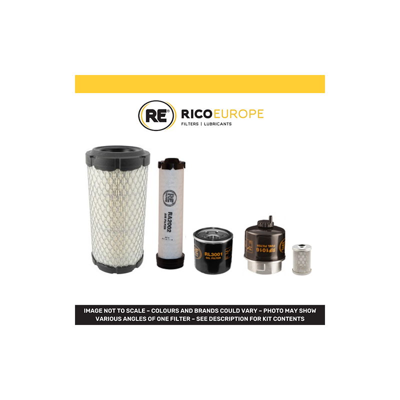 WACKER EZ 17 Filter Service Kit Air Oil Fuel Filters w/Yanmar Eng.   YR  7.2013-  E13-01