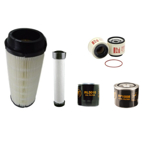 REFORM H5X Filter Service Kit Air Oil Fuel Filters w/Kubota V 2403-M-T Eng. YR 11.09-