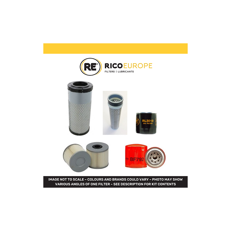 Kubota K x042-4 Compact E xcavator Filter Kit