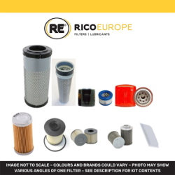 KUBOTA KX 042-4 Filter Service Kit w/Kubota D 1803CRTE4 Eng.