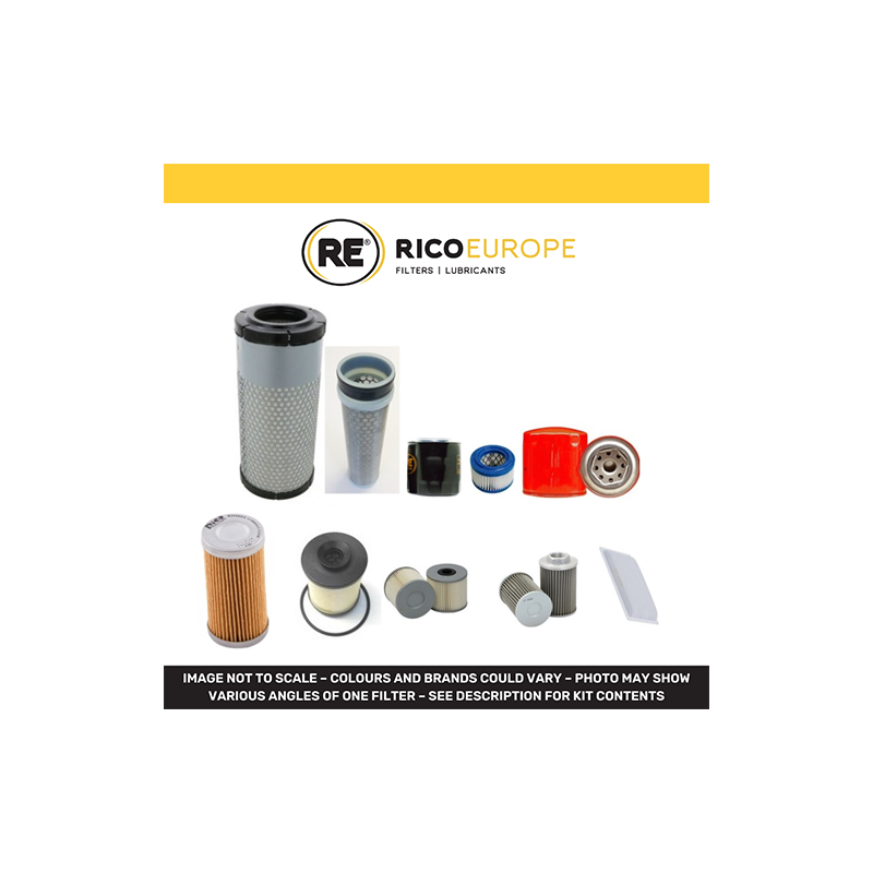 KUBOTA KX 042-4 Filter Service Kit w/Kubota D 1803CRTE4 Eng.