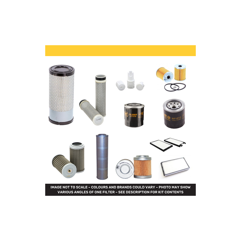 HITACHI ZX 38U-5 Filter Service Kit w/Yanmar 3Tnv88-Zphb Eng.