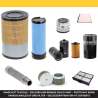 Kobelco SK140 SRLC-7 Filter Service Kit w/Isuzu Eng.