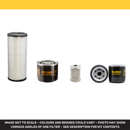MAEDA LC785-6 Filter Service Kit Air Oil Fuel Filters w/KOMATSU S4D95LE-3 Eng.